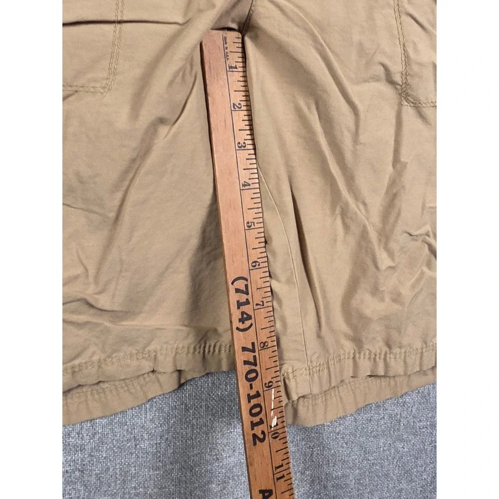 Timberland Mens Cargo Hiking Shorts Tan Khaki Integrated Belt Size Large L